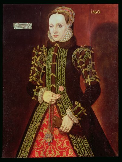 Elizabeth Fitzgerald, Gräfin von Lincoln, 1560 von Steven van der Meulen